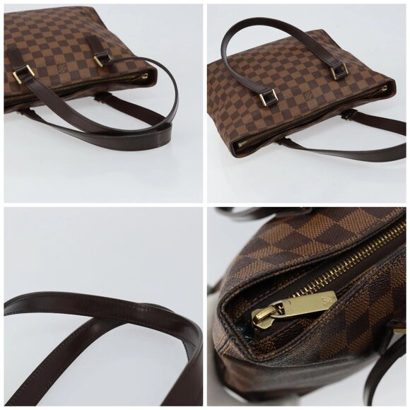 LOUIS VUITTON Damier Ebene Cabas Piano Tote Bag M51148 LV Auth 145837 - Picture 16 of 16